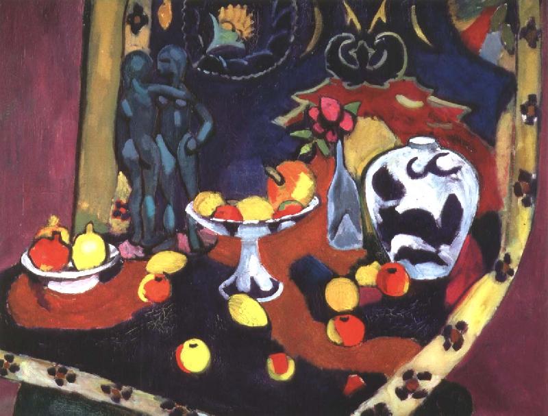 Henri Matisse stilleben med krukor och frukt oil painting image